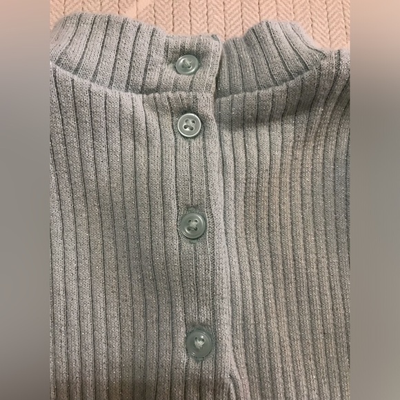 Janie and Jack ribbed puff sleeve top girl's size 3 - Picture 5 of 6